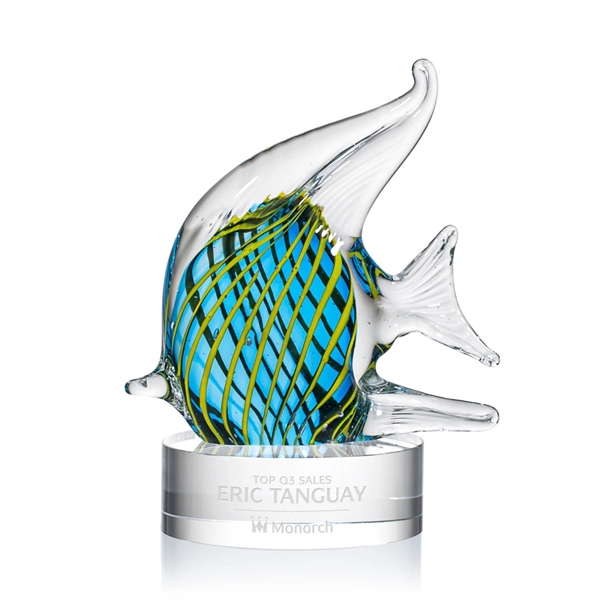 Fish Award on Clear Base - 7 1/2" High.... from ASI 84592 St Regis Group / St Regis