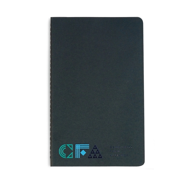 Moleskine® large notebook with cardboard cover, visible stitching, plain acid-free paper,... from ASI 56070 Gemline / Gemline®