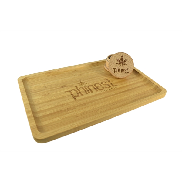 Bamboo Tray 12" x 8"... from ASI 72657 Active Life Promo / Apres Ski Ingrain Promo Ingrain