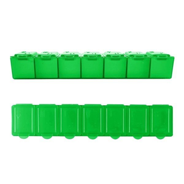 7 day pill container that's perfect for customers with medication they... from ASI 61125 Hit Promotional Products / Hit®