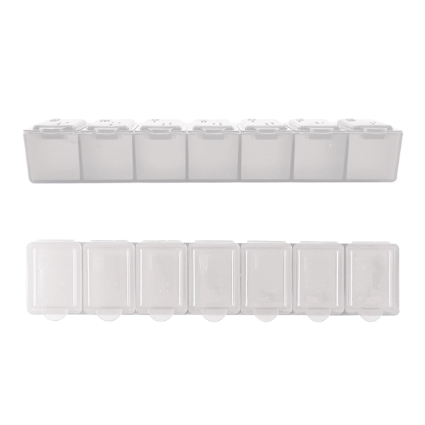 7 day pill container that's perfect for customers with medication they... from ASI 61125 Hit Promotional Products / Hit®