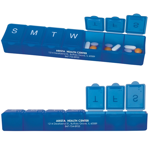 Jumbo sized pill box with a compartment for each day of... from ASI 62190 Illini