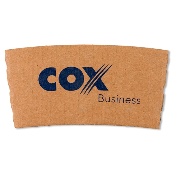 White or Kraft Coffee cup sleeve Pad imprint... from ASI 88200 TK Sorg's - A Div of Arch Promo Group, LLC / PETITE