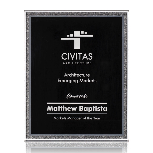 Beautiful Acrylic Plaque with sparkling silver trim... from ASI 84592 St Regis Group / St Regis