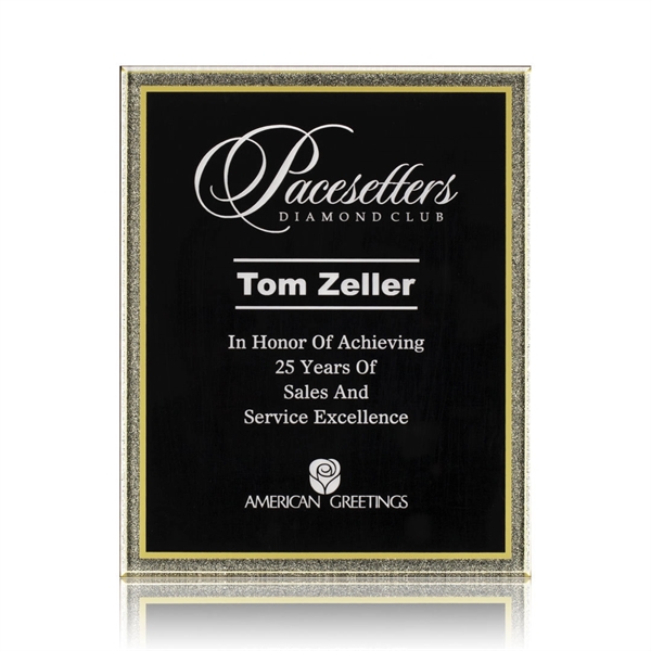 Beautiful Acrylic Plaque with sparkling gold trim... from ASI 84592 St Regis Group / St Regis