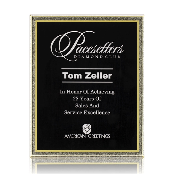 Beautiful Acrylic Plaque with sparkling gold trim... from ASI 84592 St Regis Group / St Regis