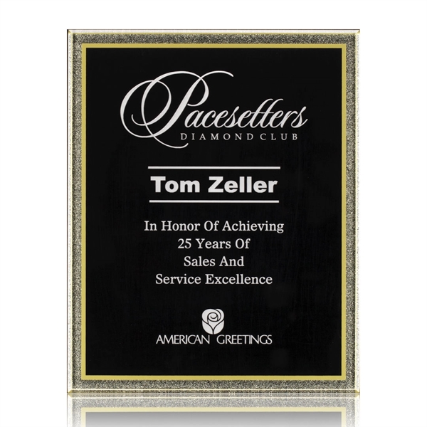 Beautiful Acrylic Plaque with sparkling gold trim... from ASI 84592 St Regis Group / St Regis