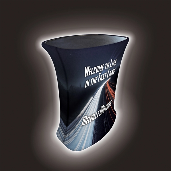 Auto Rise Light Table with Backlit Polyester Banner and Carrying Case... from ASI 80228 Quinn