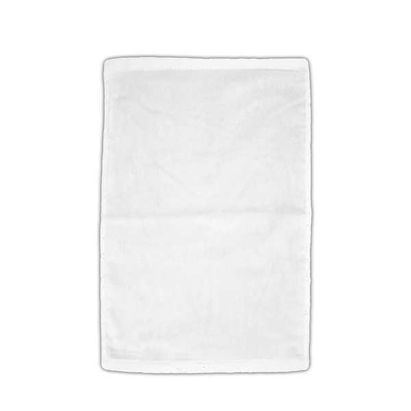 Midweight 16" x 24" golf towel with dobby borders and double-sheared... from ASI 91605 Towel Specialties