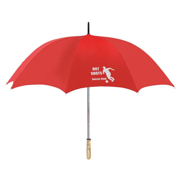 60" arc golf umbrella with a 100% RPET canopy for shielding... from ASI 61125 Hit Promotional Products / Hit®