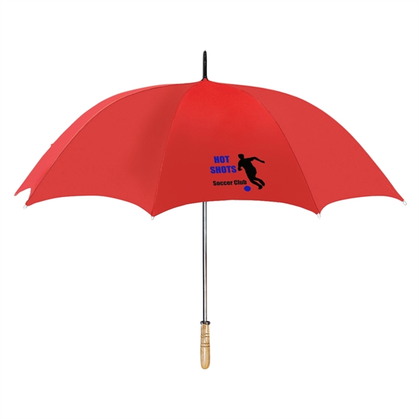 60" arc golf umbrella with a 100% RPET canopy for shielding... from ASI 61125 Hit Promotional Products / Hit®