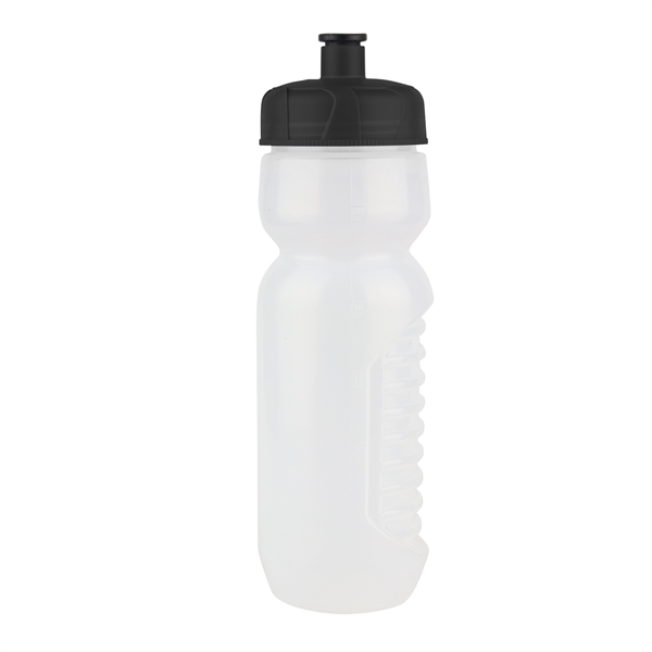 Sports bottle with squeezable ergonomic bottle shape and spill proof, one-way... from ASI 79840 The Proinnovative Line / Proinnovative Line