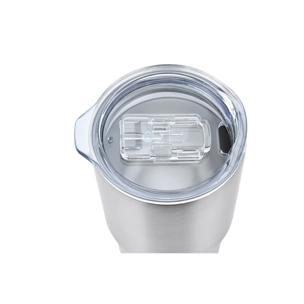 7" x 3" vacuum-insulated 20-ounce stainless steel tumbler with sliding lid.... from ASI 36558 Aprons, Etc.