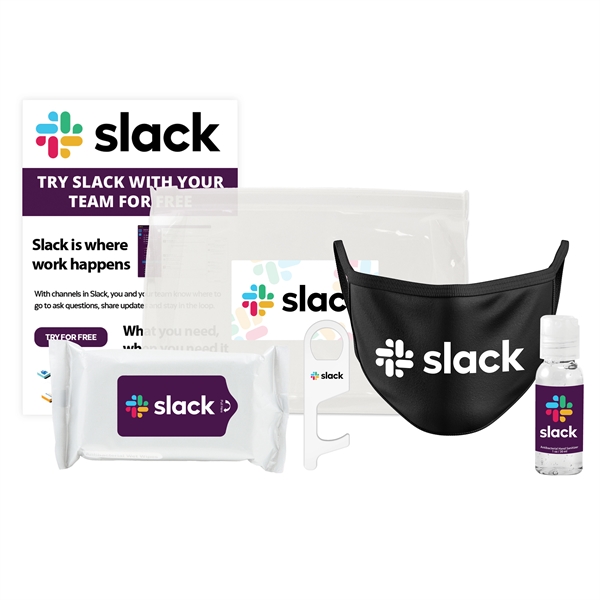 Protection kit that features antibacterial hand sanitizer, klean key, face mask,... from ASI 90807 Tekweld