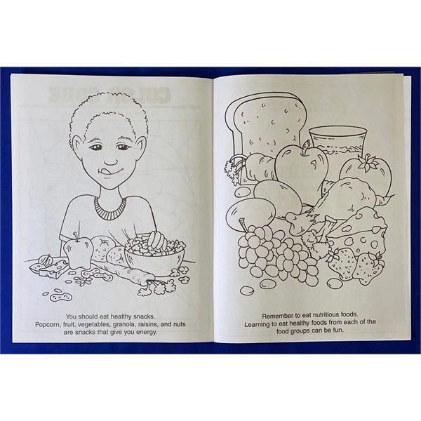 Let's Practice Good Nutrition educational coloring and activity book.... from ASI 45815 Coloring Book Solutions / Coloring Book Solutions™