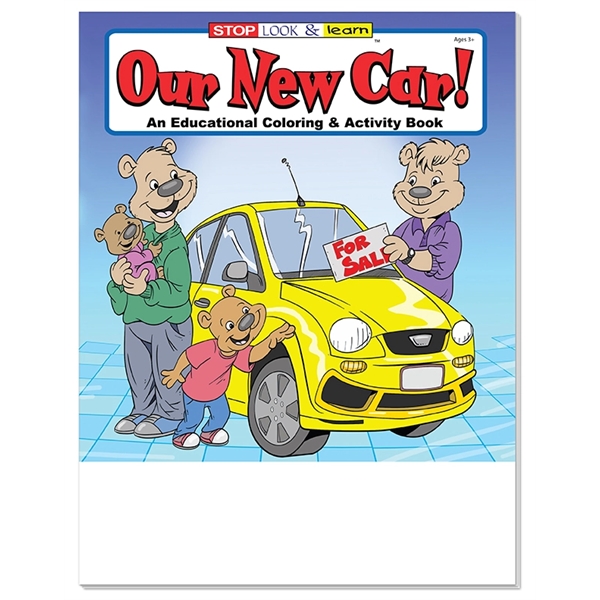 Our New Car educational coloring and activity book.... from ASI 45815 Coloring Book Solutions / Coloring Book Solutions™