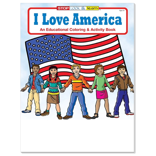 I Love America everyday coloring and activity book fun pack.... from ASI 45815 Coloring Book Solutions / Coloring Book Solutions™