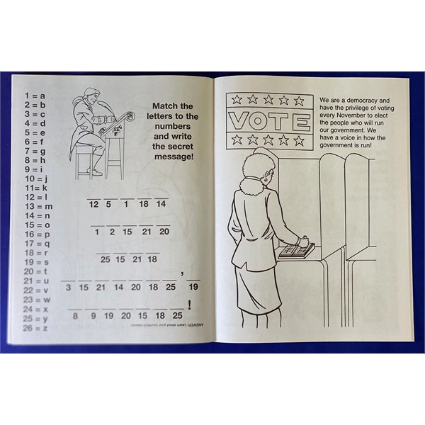 I Love America everyday coloring and activity book.... from ASI 45815 Coloring Book Solutions / Coloring Book Solutions™