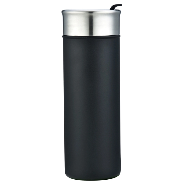 18 oz. double wall stainless steel insulated tumbler w/flip lid... from ASI 36988 Artek USA Inc