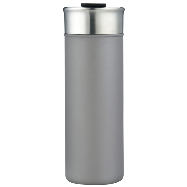18 oz. double wall stainless steel insulated tumbler w/flip lid... from ASI 36988 Artek USA Inc