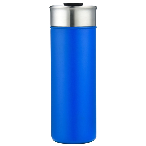 18 oz. double wall stainless steel insulated tumbler w/flip lid... from ASI 36988 Artek USA Inc