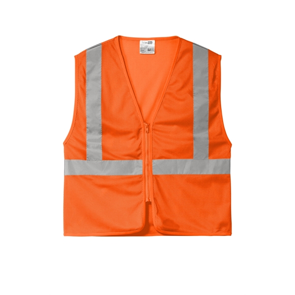 CornerStone ANSI 107 Class 2 Economy Mesh Zippered Vest.... from ASI 84863 SanMar