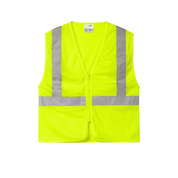 CornerStone ANSI 107 Class 2 Economy Mesh Zippered Vest.... from ASI 84863 SanMar