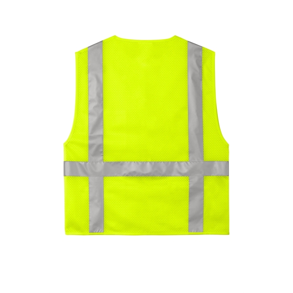 CornerStone ANSI 107 Class 2 Mesh Six-Pocket Zippered Vest.... from ASI 84863 SanMar
