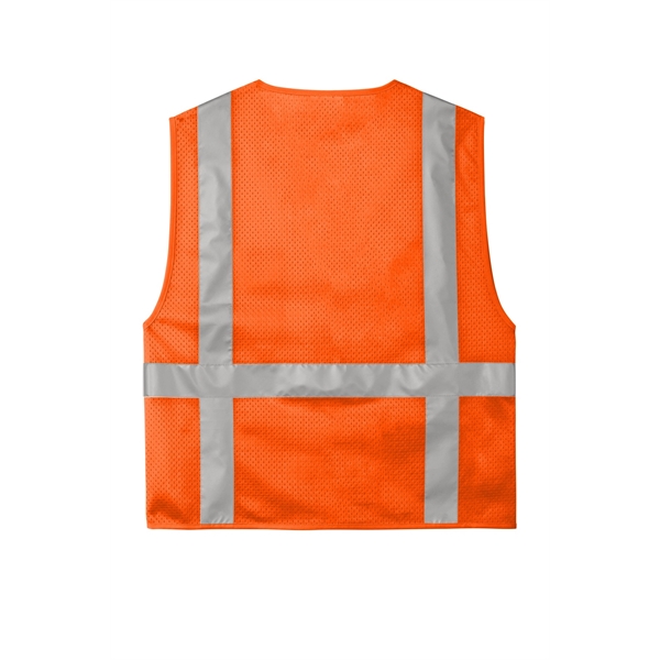 CornerStone ANSI 107 Class 2 Mesh Six-Pocket Zippered Vest.... from ASI 84863 SanMar