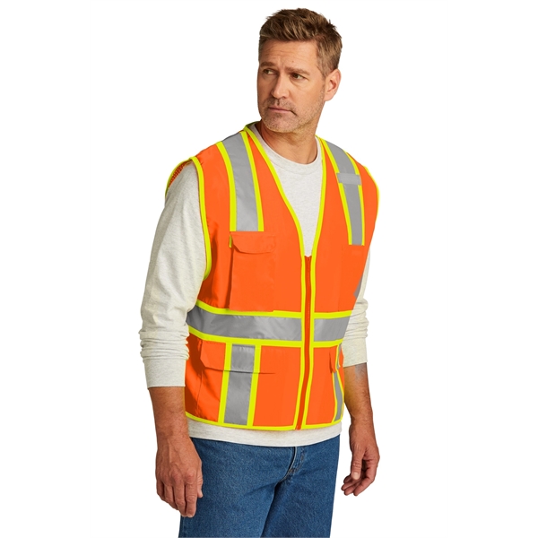 CornerStone ANSI 107 Class 2 Surveyor Zippered Two-Tone V...... from ASI 84863 SanMar