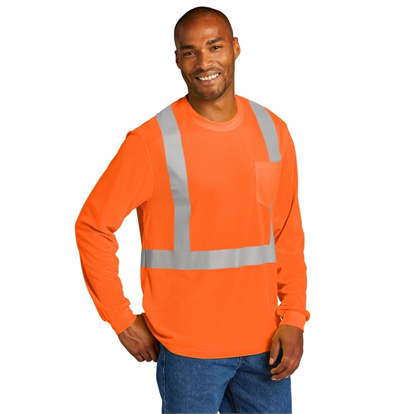 CornerStone ANSI 107 Class 2 Mesh Long Sleeve Tee.... from ASI 84863 SanMar