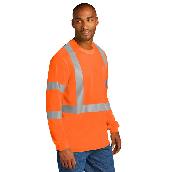 CornerStone ANSI 107 Class 3 Mesh Long Sleeve Tee.... from ASI 84863 SanMar