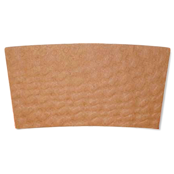 Flexo printed coffee cup sleeves with dimpled surface.... from ASI 88200 TK Sorg's - A Div of Arch Promo Group, LLC