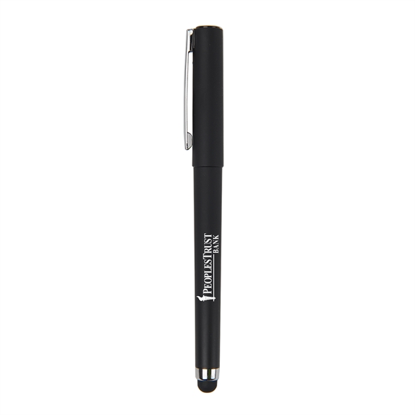 5 3/4" x 1/2" capped gel stylus pen with capacitive stylus... from ASI 52840 Evans Manufacturing