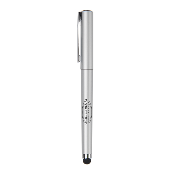 5 3/4" x 1/2" capped gel stylus pen with capacitive stylus... from ASI 52840 Evans Manufacturing