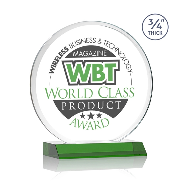 The Blackpool Award features a Starfire Crystal disc mounted on a... from ASI 84592 St Regis Group / St Regis