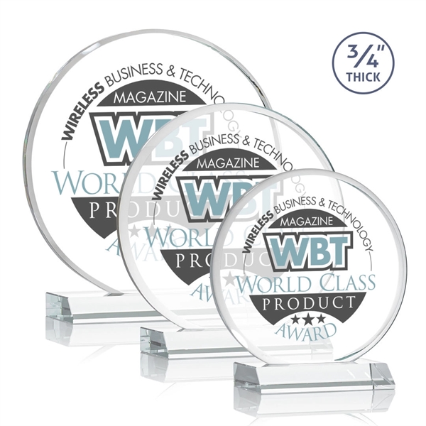 The Blackpool Award features a Starfire Crystal disc mounted on a... from ASI 84592 St Regis Group / St Regis