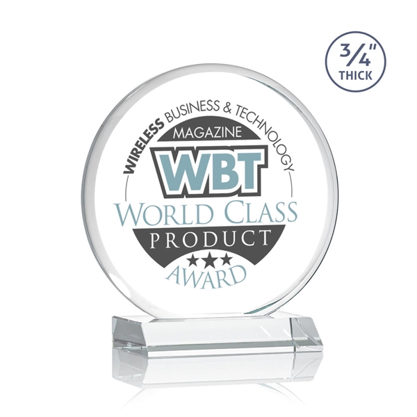 The Blackpool Award features a Starfire Crystal disc mounted on a... from ASI 84592 St Regis Group / St Regis