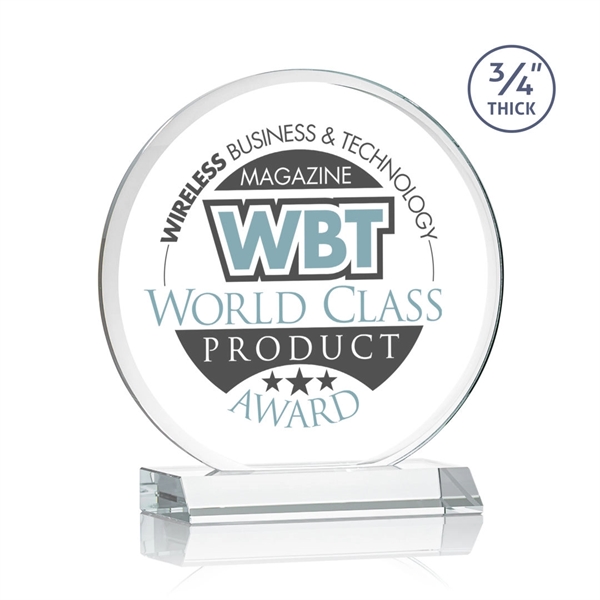 The Blackpool Award features a Starfire Crystal disc mounted on a... from ASI 84592 St Regis Group / St Regis