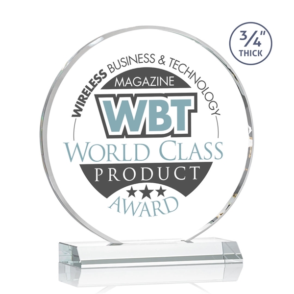 The Blackpool Award features a Starfire Crystal disc mounted on a... from ASI 84592 St Regis Group / St Regis