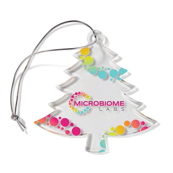A USA-Made clear acrylic ornament in the shape of a tree,... from ASI 46170 Compass Industries Inc