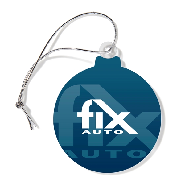 A USA-Made clear acrylic ornament in the shape of a ball,... from ASI 46170 Compass Industries Inc