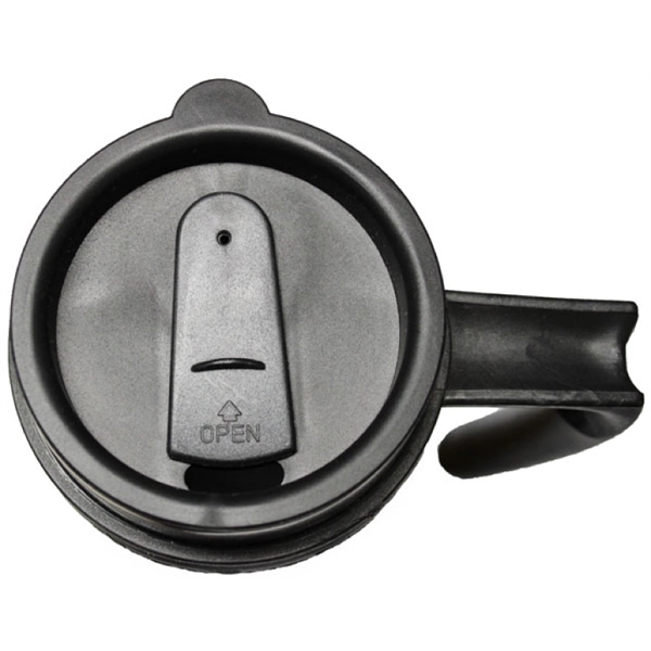 Double wall travel mug, 16 oz. Yellow coated... from ASI 36988 Artek USA Inc