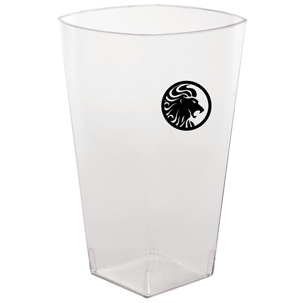 Clear plastic square tumbler, 12 oz.... from ASI 88200 TK Sorg's - A Div of Arch Promo Group, LLC / PETITE