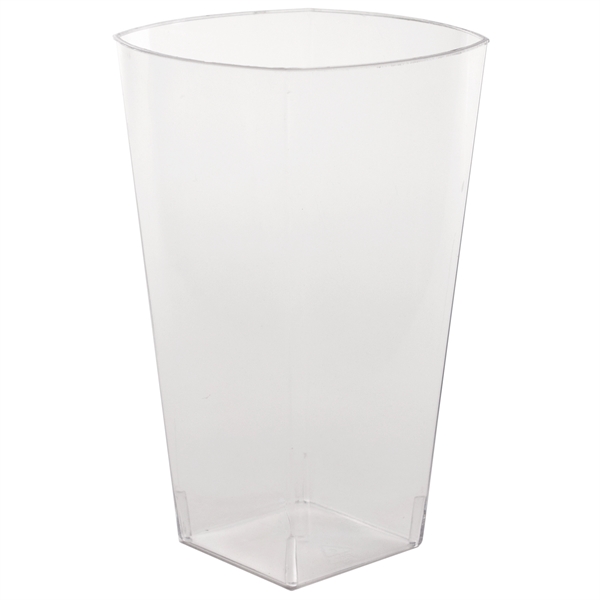 Clear plastic square tumbler, 12 oz.... from ASI 88200 TK Sorg's - A Div of Arch Promo Group, LLC / PETITE