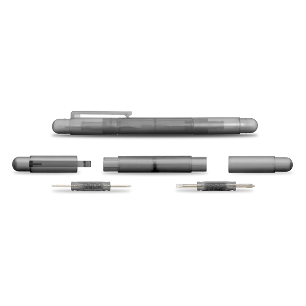 Handy mini-bit screwdriver. Two sizes of dual-ended bits: #00 and #0... from ASI 34040 Alexander Mfg Co