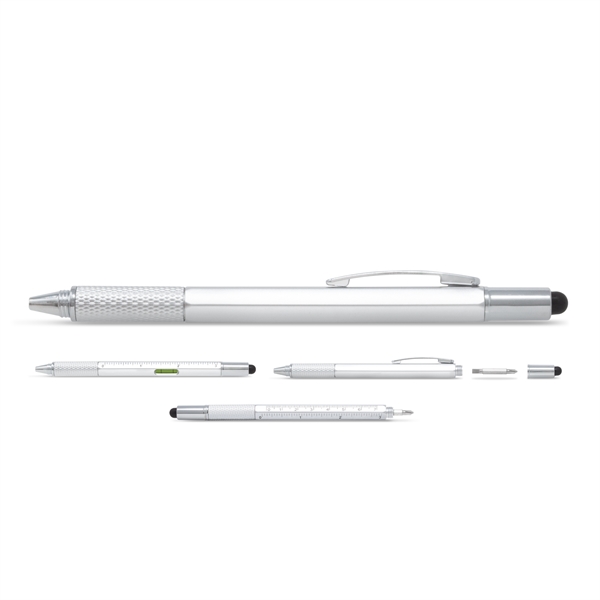6 in 1 penLevel, ruler, screwdriver bits, stylus top and pen... from ASI 34040 Alexander Mfg Co