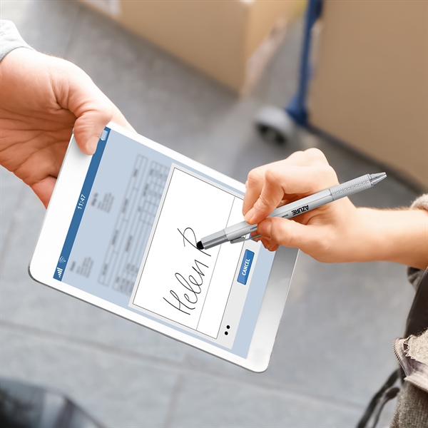 6 in 1 penLevel, ruler, screwdriver bits, stylus top and pen... from ASI 34040 Alexander Mfg Co