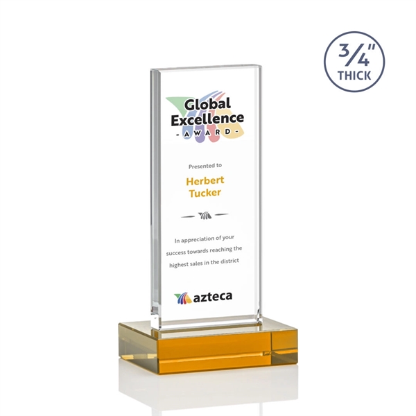 The Holmes Award features a Starfire Crystal mounted on a 0.75"... from ASI 84592 St Regis Group / St Regis