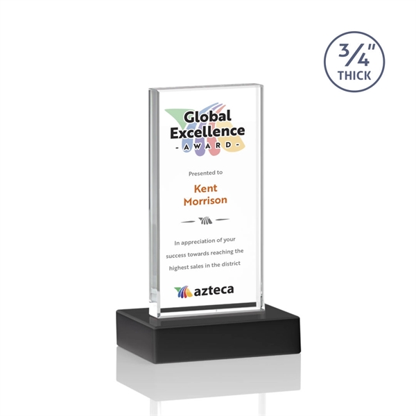 The Holmes Award features a Starfire Crystal mounted on a 0.75"... from ASI 84592 St Regis Group / St Regis